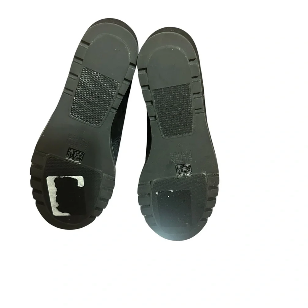 Eileen Fisher Black Wedge Ankle Shoes